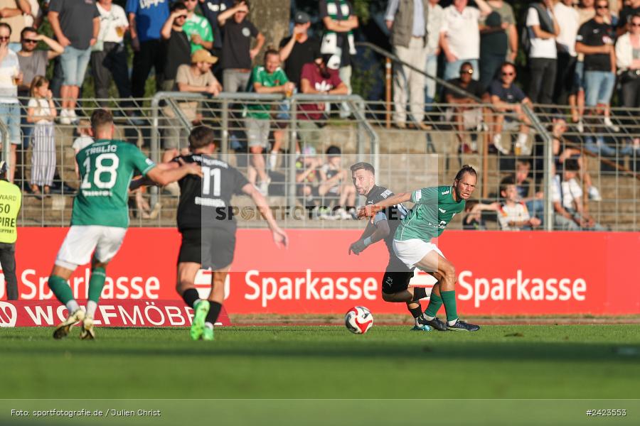 Willy-Sachs-Stadion, Schweinfurt, 02.08.2024, sport, action, Fussball, BFV, 3. Spieltag, Regionalliga Bayern, TSV, FCS, TSV Buchbach, 1. FC Schweinfurt 1905 - Bild-ID: 2423553