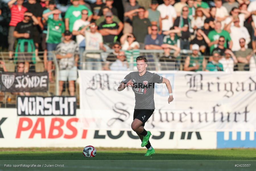 Willy-Sachs-Stadion, Schweinfurt, 02.08.2024, sport, action, Fussball, BFV, 3. Spieltag, Regionalliga Bayern, TSV, FCS, TSV Buchbach, 1. FC Schweinfurt 1905 - Bild-ID: 2423557