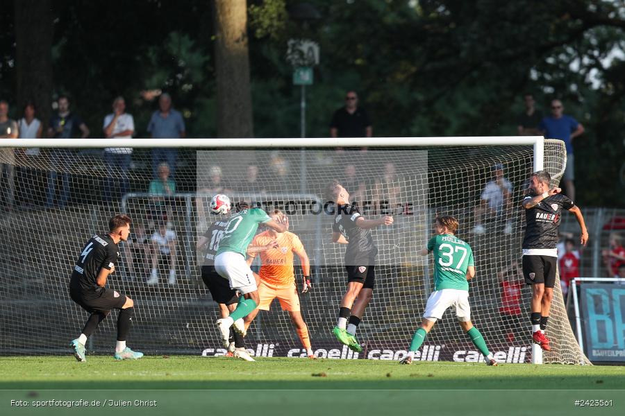 Willy-Sachs-Stadion, Schweinfurt, 02.08.2024, sport, action, Fussball, BFV, 3. Spieltag, Regionalliga Bayern, TSV, FCS, TSV Buchbach, 1. FC Schweinfurt 1905 - Bild-ID: 2423561