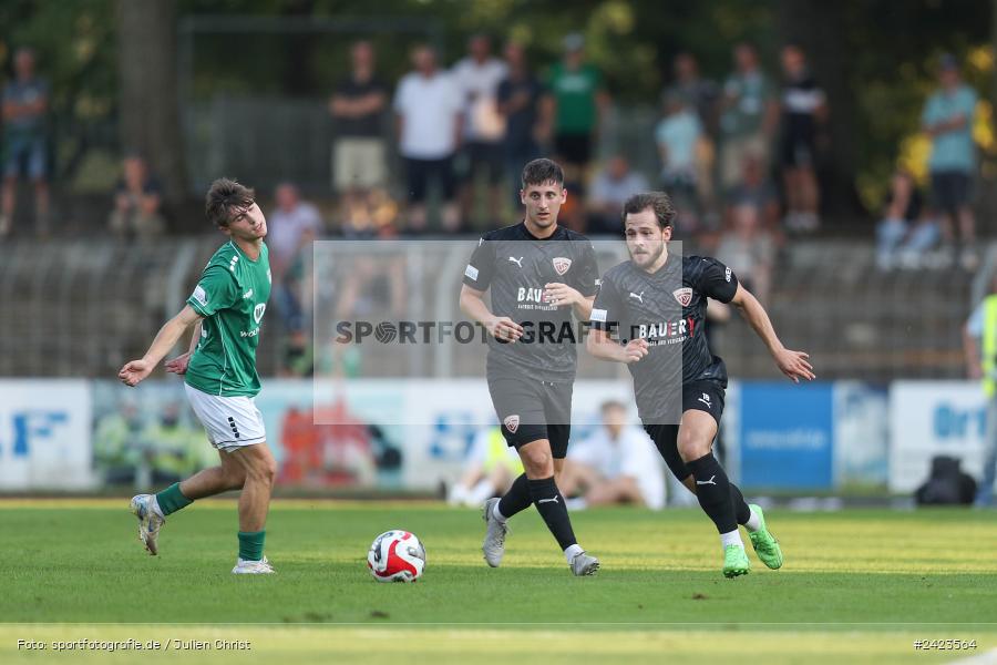 Willy-Sachs-Stadion, Schweinfurt, 02.08.2024, sport, action, Fussball, BFV, 3. Spieltag, Regionalliga Bayern, TSV, FCS, TSV Buchbach, 1. FC Schweinfurt 1905 - Bild-ID: 2423564