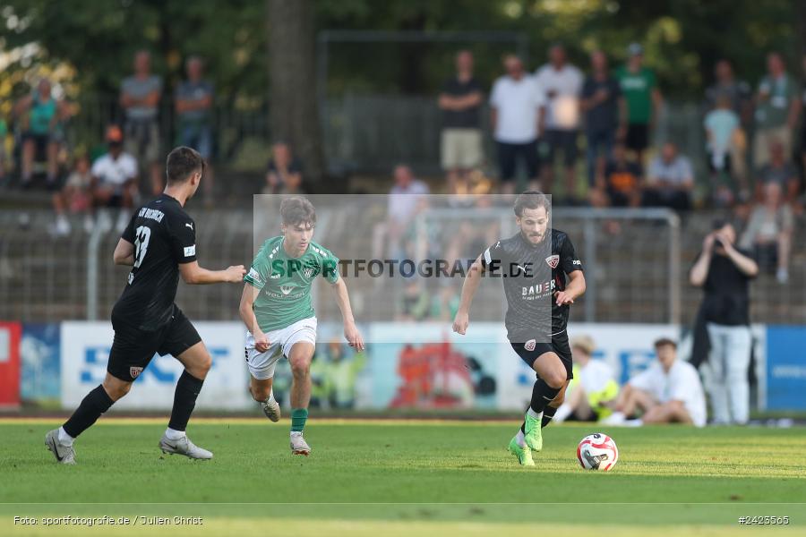 Willy-Sachs-Stadion, Schweinfurt, 02.08.2024, sport, action, Fussball, BFV, 3. Spieltag, Regionalliga Bayern, TSV, FCS, TSV Buchbach, 1. FC Schweinfurt 1905 - Bild-ID: 2423565