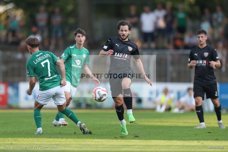 Willy-Sachs-Stadion, Schweinfurt, 02.08.2024, sport, action, Fussball, BFV, 3. Spieltag, Regionalliga Bayern, TSV, FCS, TSV Buchbach, 1. FC Schweinfurt 1905 - Bild-ID: 2423568