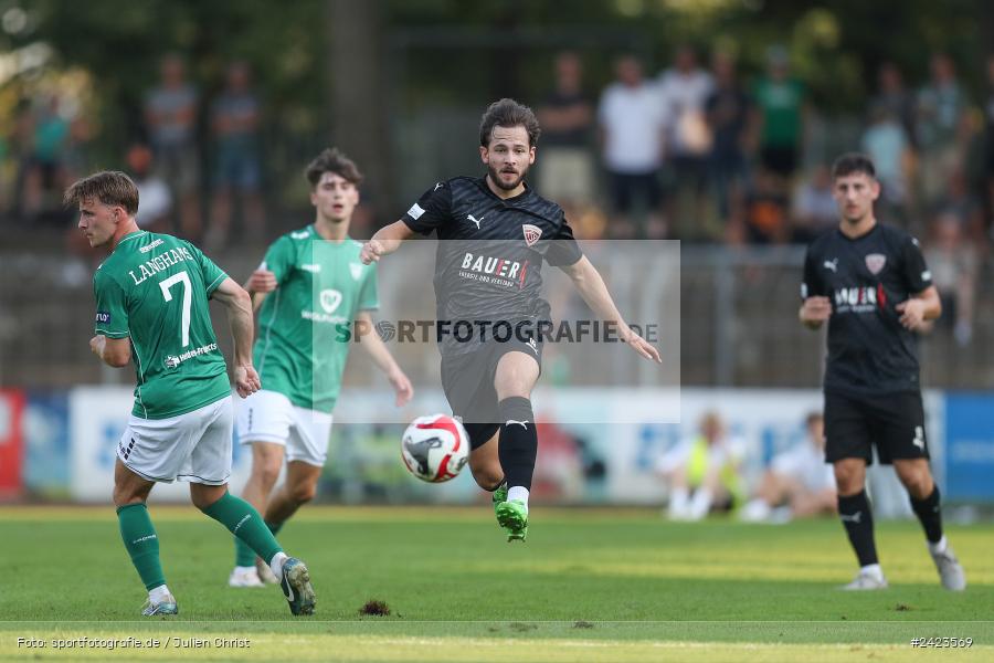 Willy-Sachs-Stadion, Schweinfurt, 02.08.2024, sport, action, Fussball, BFV, 3. Spieltag, Regionalliga Bayern, TSV, FCS, TSV Buchbach, 1. FC Schweinfurt 1905 - Bild-ID: 2423569