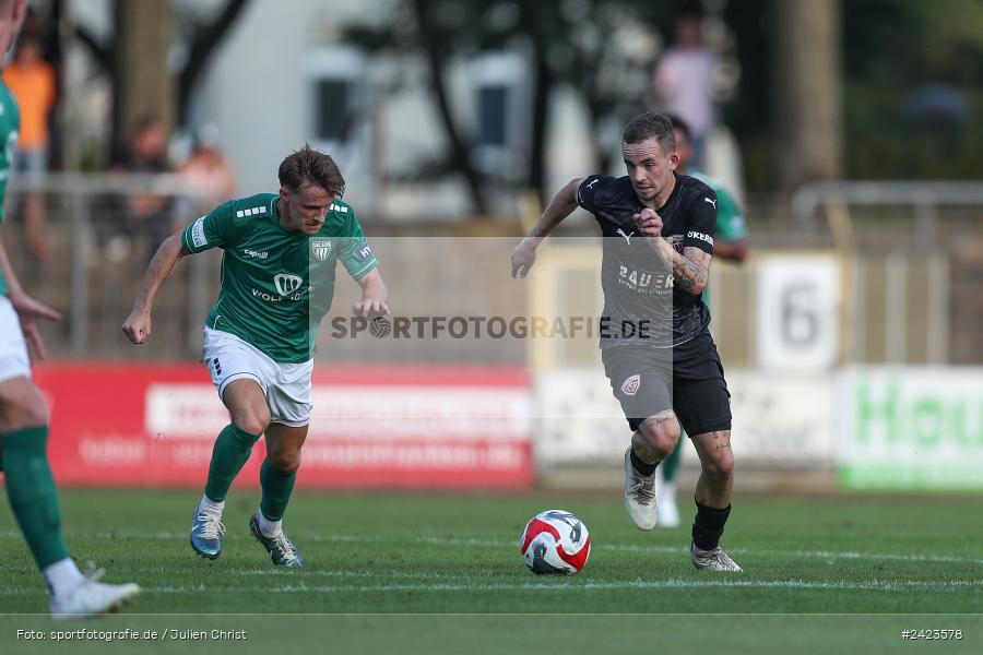 Willy-Sachs-Stadion, Schweinfurt, 02.08.2024, sport, action, Fussball, BFV, 3. Spieltag, Regionalliga Bayern, TSV, FCS, TSV Buchbach, 1. FC Schweinfurt 1905 - Bild-ID: 2423578