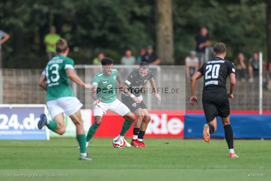 Willy-Sachs-Stadion, Schweinfurt, 02.08.2024, sport, action, Fussball, BFV, 3. Spieltag, Regionalliga Bayern, TSV, FCS, TSV Buchbach, 1. FC Schweinfurt 1905 - Bild-ID: 2423582