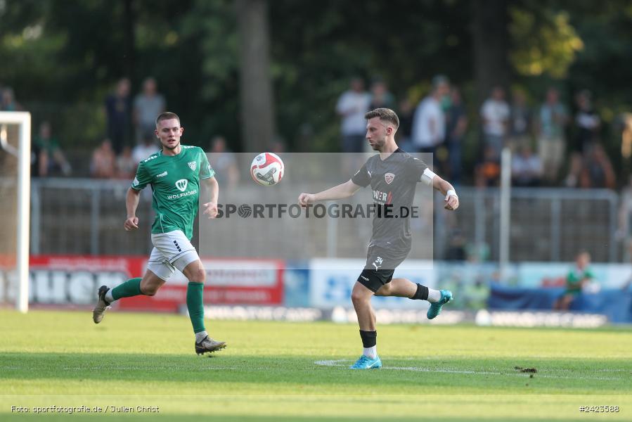Willy-Sachs-Stadion, Schweinfurt, 02.08.2024, sport, action, Fussball, BFV, 3. Spieltag, Regionalliga Bayern, TSV, FCS, TSV Buchbach, 1. FC Schweinfurt 1905 - Bild-ID: 2423588