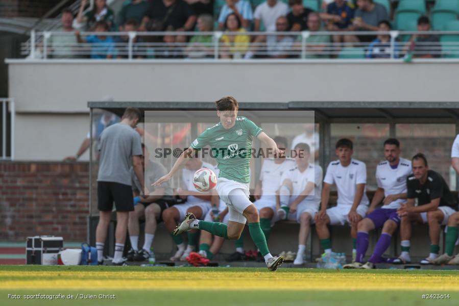 Willy-Sachs-Stadion, Schweinfurt, 02.08.2024, sport, action, Fussball, BFV, 3. Spieltag, Regionalliga Bayern, TSV, FCS, TSV Buchbach, 1. FC Schweinfurt 1905 - Bild-ID: 2423614