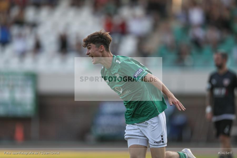 Willy-Sachs-Stadion, Schweinfurt, 02.08.2024, sport, action, Fussball, BFV, 3. Spieltag, Regionalliga Bayern, TSV, FCS, TSV Buchbach, 1. FC Schweinfurt 1905 - Bild-ID: 2423617
