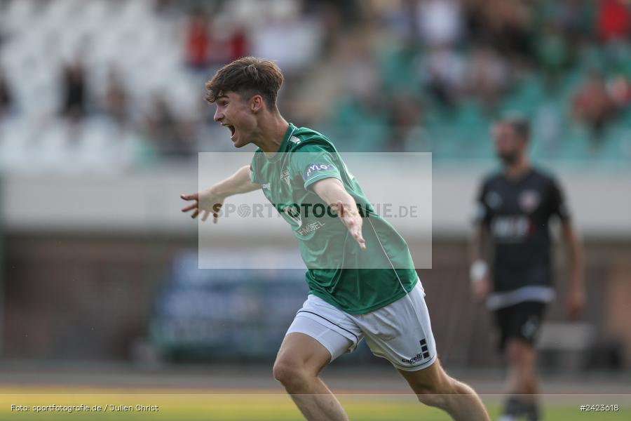 Willy-Sachs-Stadion, Schweinfurt, 02.08.2024, sport, action, Fussball, BFV, 3. Spieltag, Regionalliga Bayern, TSV, FCS, TSV Buchbach, 1. FC Schweinfurt 1905 - Bild-ID: 2423618