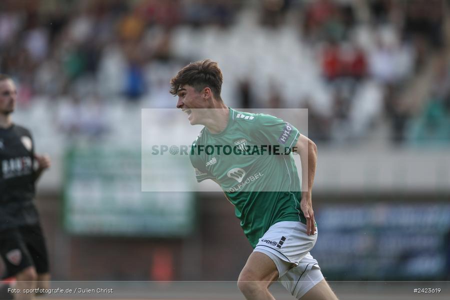 Willy-Sachs-Stadion, Schweinfurt, 02.08.2024, sport, action, Fussball, BFV, 3. Spieltag, Regionalliga Bayern, TSV, FCS, TSV Buchbach, 1. FC Schweinfurt 1905 - Bild-ID: 2423619