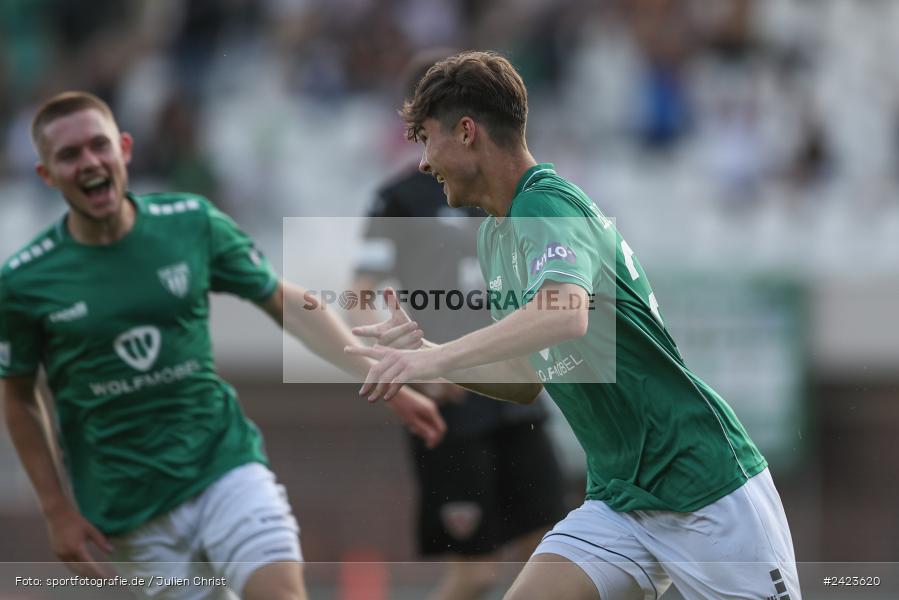 Willy-Sachs-Stadion, Schweinfurt, 02.08.2024, sport, action, Fussball, BFV, 3. Spieltag, Regionalliga Bayern, TSV, FCS, TSV Buchbach, 1. FC Schweinfurt 1905 - Bild-ID: 2423620