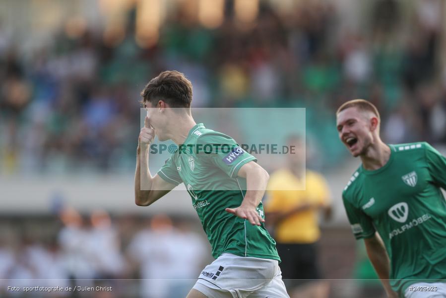 Willy-Sachs-Stadion, Schweinfurt, 02.08.2024, sport, action, Fussball, BFV, 3. Spieltag, Regionalliga Bayern, TSV, FCS, TSV Buchbach, 1. FC Schweinfurt 1905 - Bild-ID: 2423623