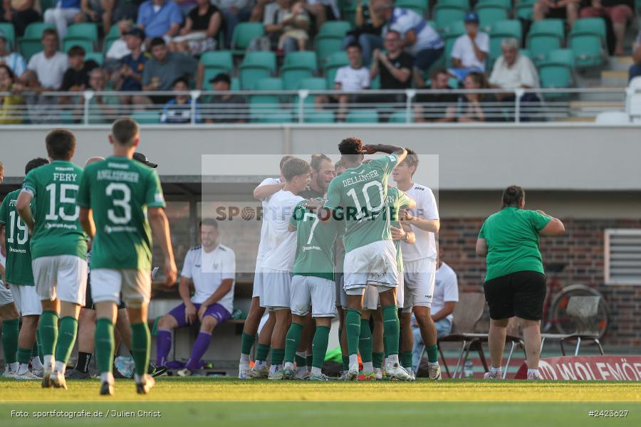 Willy-Sachs-Stadion, Schweinfurt, 02.08.2024, sport, action, Fussball, BFV, 3. Spieltag, Regionalliga Bayern, TSV, FCS, TSV Buchbach, 1. FC Schweinfurt 1905 - Bild-ID: 2423627
