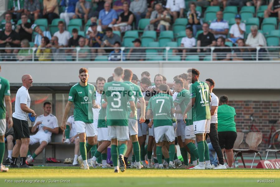 Willy-Sachs-Stadion, Schweinfurt, 02.08.2024, sport, action, Fussball, BFV, 3. Spieltag, Regionalliga Bayern, TSV, FCS, TSV Buchbach, 1. FC Schweinfurt 1905 - Bild-ID: 2423631