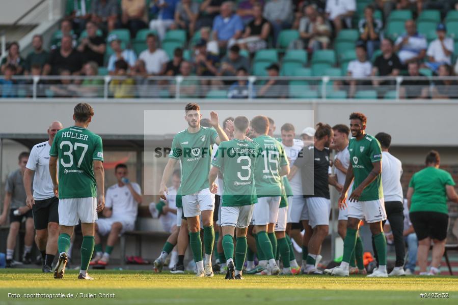Willy-Sachs-Stadion, Schweinfurt, 02.08.2024, sport, action, Fussball, BFV, 3. Spieltag, Regionalliga Bayern, TSV, FCS, TSV Buchbach, 1. FC Schweinfurt 1905 - Bild-ID: 2423632