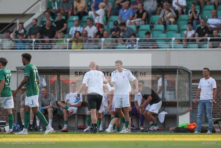Willy-Sachs-Stadion, Schweinfurt, 02.08.2024, sport, action, Fussball, BFV, 3. Spieltag, Regionalliga Bayern, TSV, FCS, TSV Buchbach, 1. FC Schweinfurt 1905 - Bild-ID: 2423637