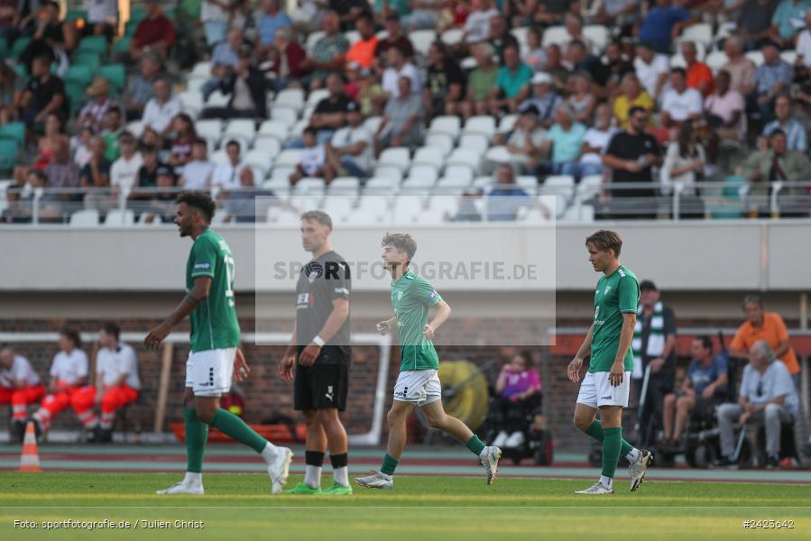 Willy-Sachs-Stadion, Schweinfurt, 02.08.2024, sport, action, Fussball, BFV, 3. Spieltag, Regionalliga Bayern, TSV, FCS, TSV Buchbach, 1. FC Schweinfurt 1905 - Bild-ID: 2423642