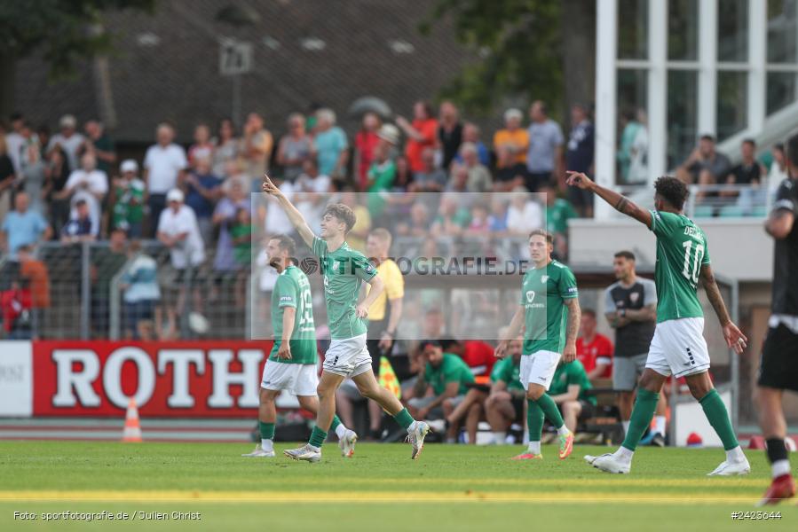 Willy-Sachs-Stadion, Schweinfurt, 02.08.2024, sport, action, Fussball, BFV, 3. Spieltag, Regionalliga Bayern, TSV, FCS, TSV Buchbach, 1. FC Schweinfurt 1905 - Bild-ID: 2423644