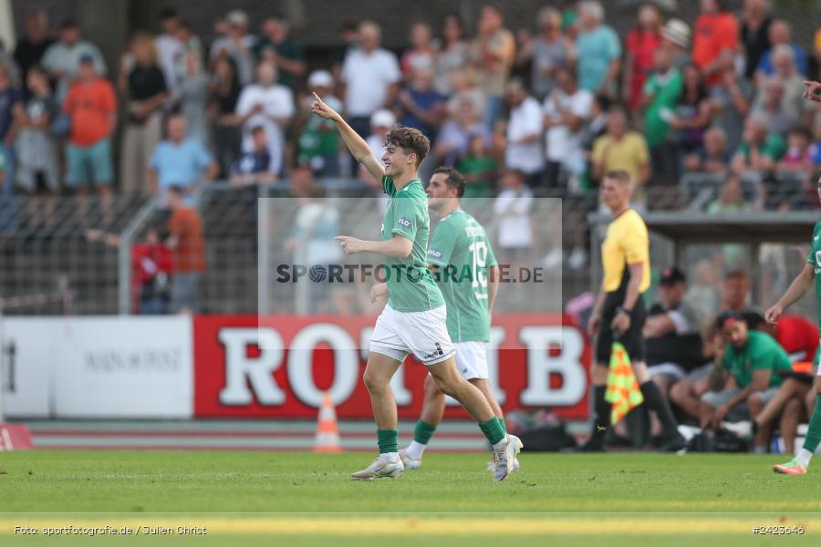Willy-Sachs-Stadion, Schweinfurt, 02.08.2024, sport, action, Fussball, BFV, 3. Spieltag, Regionalliga Bayern, TSV, FCS, TSV Buchbach, 1. FC Schweinfurt 1905 - Bild-ID: 2423646