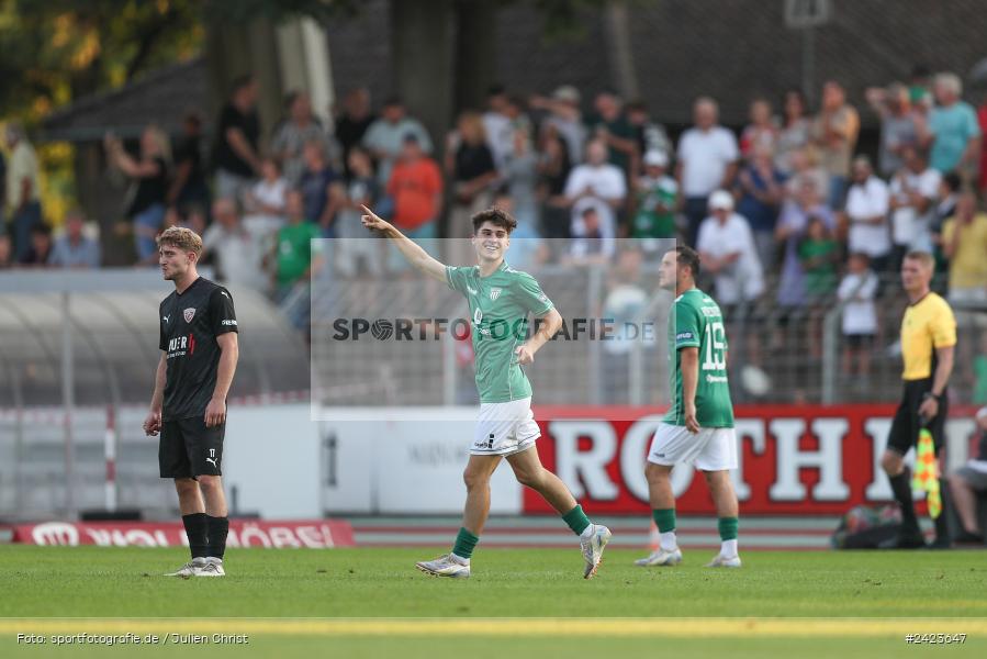 Willy-Sachs-Stadion, Schweinfurt, 02.08.2024, sport, action, Fussball, BFV, 3. Spieltag, Regionalliga Bayern, TSV, FCS, TSV Buchbach, 1. FC Schweinfurt 1905 - Bild-ID: 2423647