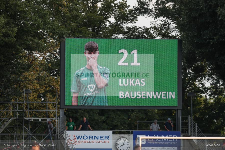 Willy-Sachs-Stadion, Schweinfurt, 02.08.2024, sport, action, Fussball, BFV, 3. Spieltag, Regionalliga Bayern, TSV, FCS, TSV Buchbach, 1. FC Schweinfurt 1905 - Bild-ID: 2423652