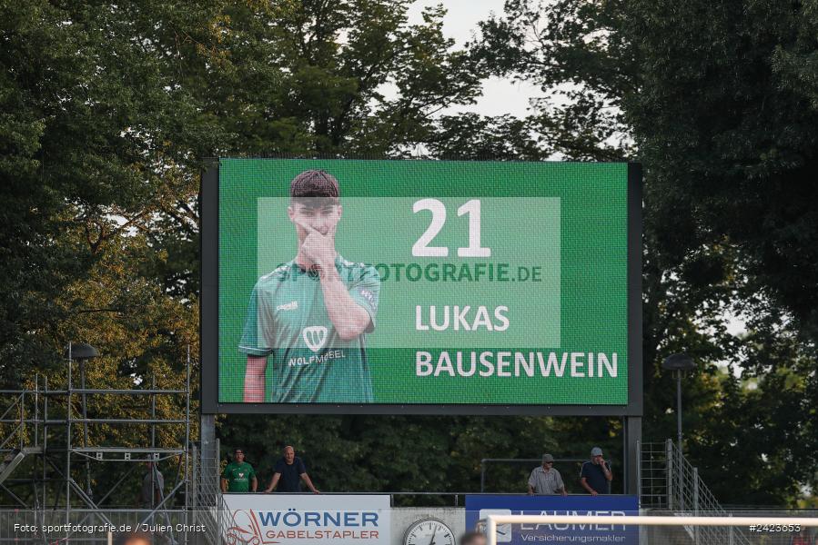 Willy-Sachs-Stadion, Schweinfurt, 02.08.2024, sport, action, Fussball, BFV, 3. Spieltag, Regionalliga Bayern, TSV, FCS, TSV Buchbach, 1. FC Schweinfurt 1905 - Bild-ID: 2423653