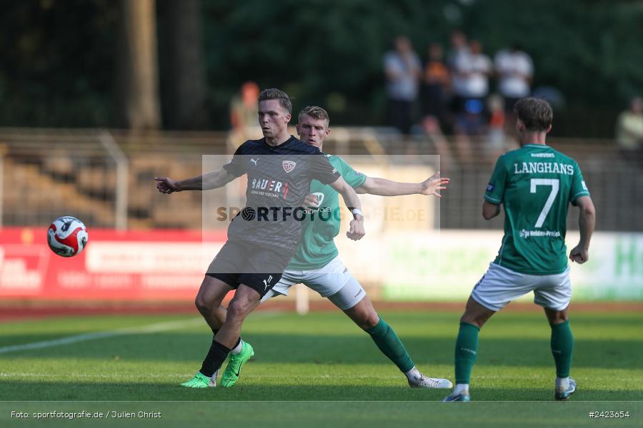 Willy-Sachs-Stadion, Schweinfurt, 02.08.2024, sport, action, Fussball, BFV, 3. Spieltag, Regionalliga Bayern, TSV, FCS, TSV Buchbach, 1. FC Schweinfurt 1905 - Bild-ID: 2423654