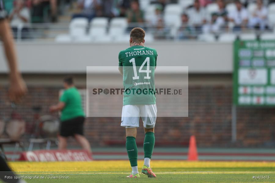 Willy-Sachs-Stadion, Schweinfurt, 02.08.2024, sport, action, Fussball, BFV, 3. Spieltag, Regionalliga Bayern, TSV, FCS, TSV Buchbach, 1. FC Schweinfurt 1905 - Bild-ID: 2423673