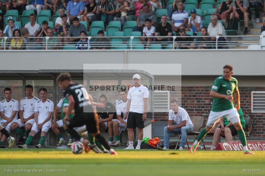 Willy-Sachs-Stadion, Schweinfurt, 02.08.2024, sport, action, Fussball, BFV, 3. Spieltag, Regionalliga Bayern, TSV, FCS, TSV Buchbach, 1. FC Schweinfurt 1905 - Bild-ID: 2423679