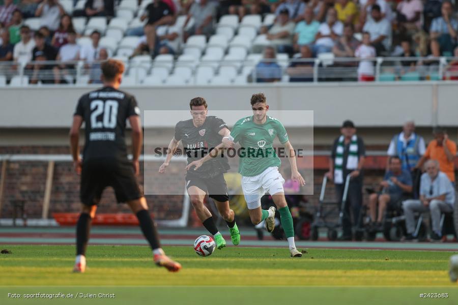 Willy-Sachs-Stadion, Schweinfurt, 02.08.2024, sport, action, Fussball, BFV, 3. Spieltag, Regionalliga Bayern, TSV, FCS, TSV Buchbach, 1. FC Schweinfurt 1905 - Bild-ID: 2423683