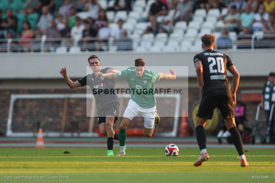 Willy-Sachs-Stadion, Schweinfurt, 02.08.2024, sport, action, Fussball, BFV, 3. Spieltag, Regionalliga Bayern, TSV, FCS, TSV Buchbach, 1. FC Schweinfurt 1905 - Bild-ID: 2423685