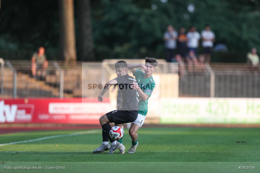 Willy-Sachs-Stadion, Schweinfurt, 02.08.2024, sport, action, Fussball, BFV, 3. Spieltag, Regionalliga Bayern, TSV, FCS, TSV Buchbach, 1. FC Schweinfurt 1905 - Bild-ID: 2423704