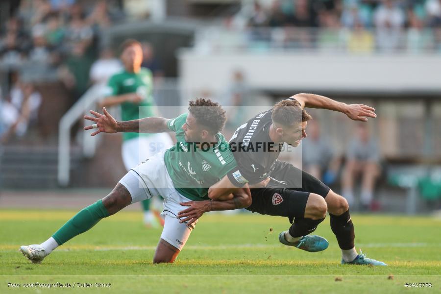 Willy-Sachs-Stadion, Schweinfurt, 02.08.2024, sport, action, Fussball, BFV, 3. Spieltag, Regionalliga Bayern, TSV, FCS, TSV Buchbach, 1. FC Schweinfurt 1905 - Bild-ID: 2423738