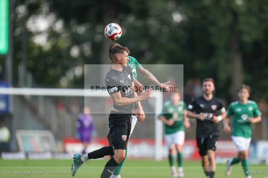 Willy-Sachs-Stadion, Schweinfurt, 02.08.2024, sport, action, Fussball, BFV, 3. Spieltag, Regionalliga Bayern, TSV, FCS, TSV Buchbach, 1. FC Schweinfurt 1905 - Bild-ID: 2423763