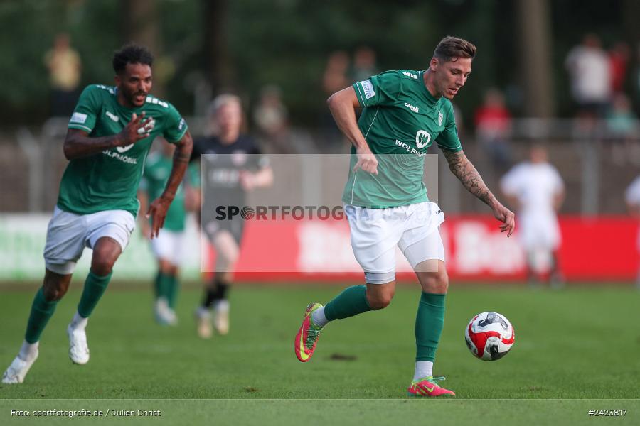 Willy-Sachs-Stadion, Schweinfurt, 02.08.2024, sport, action, Fussball, BFV, 3. Spieltag, Regionalliga Bayern, TSV, FCS, TSV Buchbach, 1. FC Schweinfurt 1905 - Bild-ID: 2423817