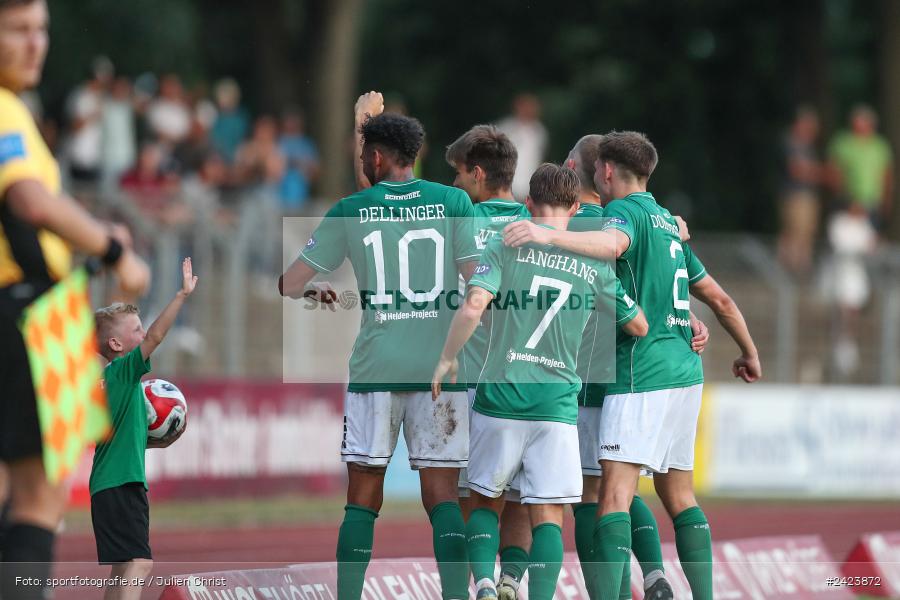 Willy-Sachs-Stadion, Schweinfurt, 02.08.2024, sport, action, Fussball, BFV, 3. Spieltag, Regionalliga Bayern, TSV, FCS, TSV Buchbach, 1. FC Schweinfurt 1905 - Bild-ID: 2423872