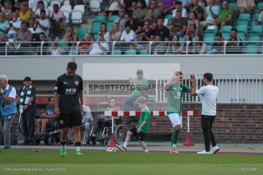 Willy-Sachs-Stadion, Schweinfurt, 02.08.2024, sport, action, Fussball, BFV, 3. Spieltag, Regionalliga Bayern, TSV, FCS, TSV Buchbach, 1. FC Schweinfurt 1905 - Bild-ID: 2423881
