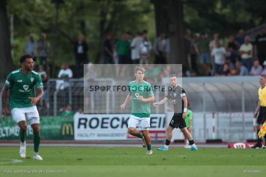 Willy-Sachs-Stadion, Schweinfurt, 02.08.2024, sport, action, Fussball, BFV, 3. Spieltag, Regionalliga Bayern, TSV, FCS, TSV Buchbach, 1. FC Schweinfurt 1905 - Bild-ID: 2423886
