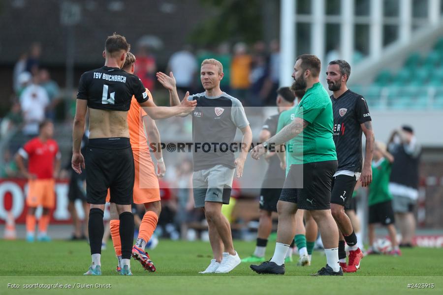 Willy-Sachs-Stadion, Schweinfurt, 02.08.2024, sport, action, Fussball, BFV, 3. Spieltag, Regionalliga Bayern, TSV, FCS, TSV Buchbach, 1. FC Schweinfurt 1905 - Bild-ID: 2423913
