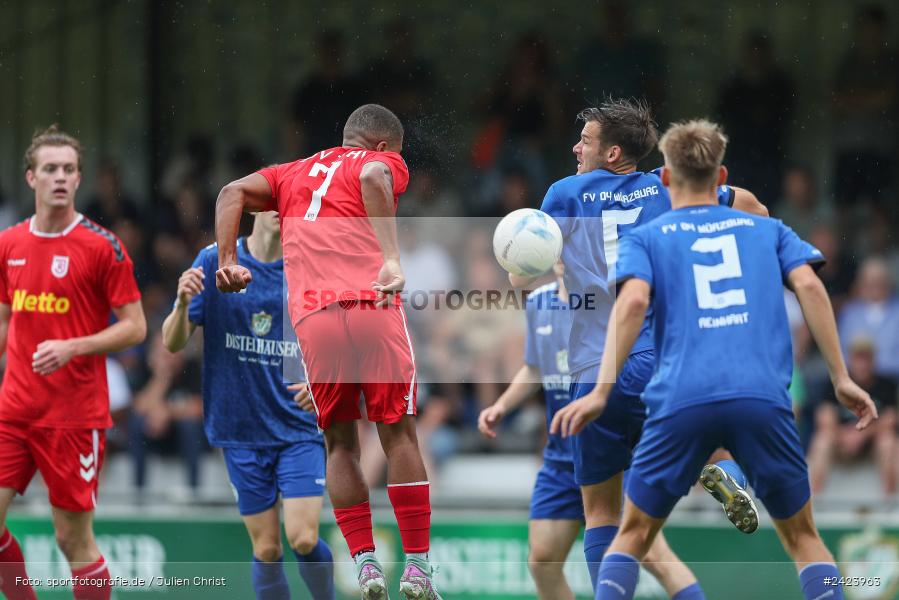 Sepp-Endres-Sportanlage, Würzburg, 03.08.2024, sport, action, Fussball, BFV, 4. Spieltag, Bayernliga Nord, SSV, WFV, SSV Jahn Regensburg II (U21), Würzburger FV 04 - Bild-ID: 2423963