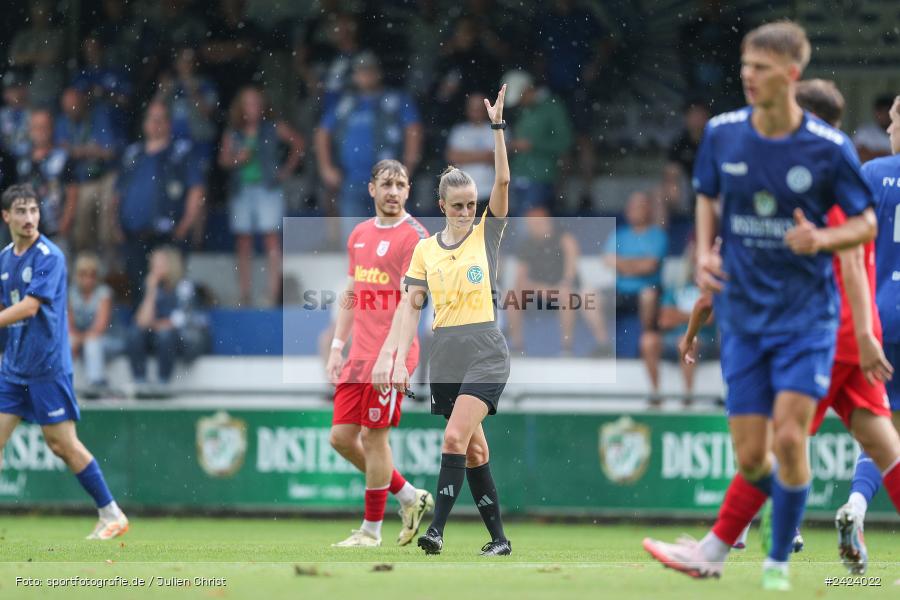 Sepp-Endres-Sportanlage, Würzburg, 03.08.2024, sport, action, Fussball, BFV, 4. Spieltag, Bayernliga Nord, SSV, WFV, SSV Jahn Regensburg II (U21), Würzburger FV 04 - Bild-ID: 2424022