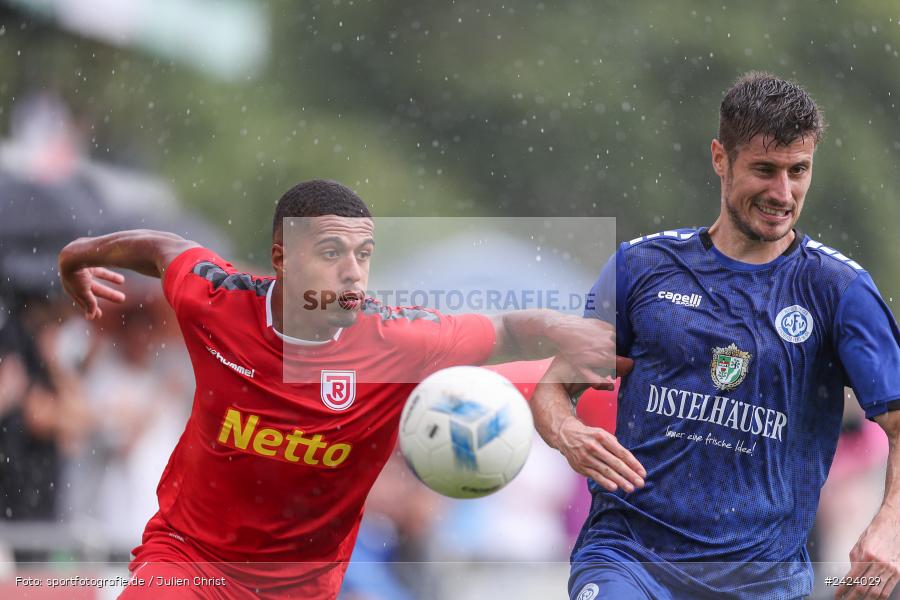 Sepp-Endres-Sportanlage, Würzburg, 03.08.2024, sport, action, Fussball, BFV, 4. Spieltag, Bayernliga Nord, SSV, WFV, SSV Jahn Regensburg II (U21), Würzburger FV 04 - Bild-ID: 2424029