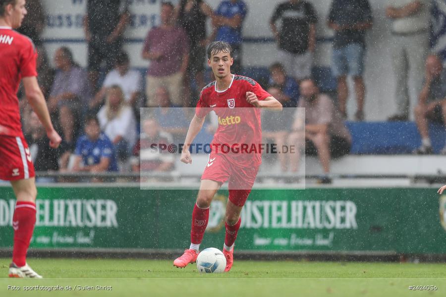 Sepp-Endres-Sportanlage, Würzburg, 03.08.2024, sport, action, Fussball, BFV, 4. Spieltag, Bayernliga Nord, SSV, WFV, SSV Jahn Regensburg II (U21), Würzburger FV 04 - Bild-ID: 2424036