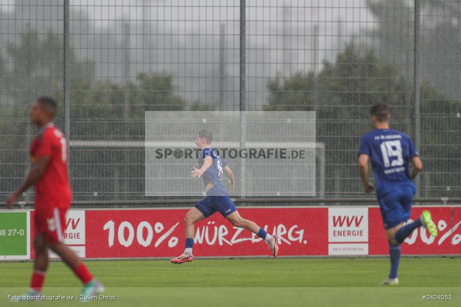 Sepp-Endres-Sportanlage, Würzburg, 03.08.2024, sport, action, Fussball, BFV, 4. Spieltag, Bayernliga Nord, SSV, WFV, SSV Jahn Regensburg II (U21), Würzburger FV 04 - Bild-ID: 2424053