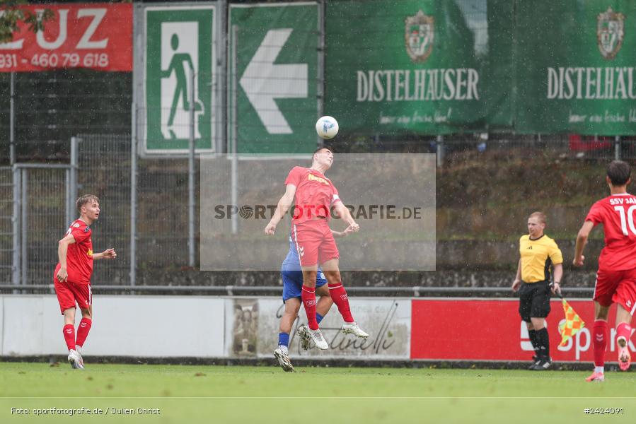 Sepp-Endres-Sportanlage, Würzburg, 03.08.2024, sport, action, Fussball, BFV, 4. Spieltag, Bayernliga Nord, SSV, WFV, SSV Jahn Regensburg II (U21), Würzburger FV 04 - Bild-ID: 2424091