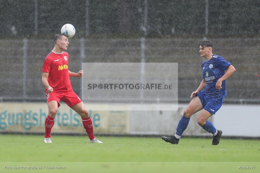 Sepp-Endres-Sportanlage, Würzburg, 03.08.2024, sport, action, Fussball, BFV, 4. Spieltag, Bayernliga Nord, SSV, WFV, SSV Jahn Regensburg II (U21), Würzburger FV 04 - Bild-ID: 2424092