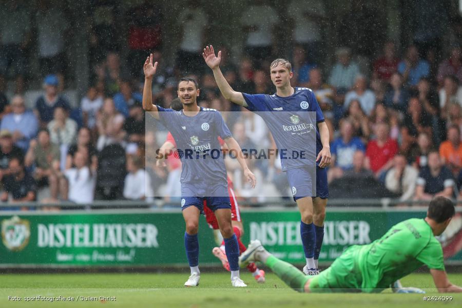 Sepp-Endres-Sportanlage, Würzburg, 03.08.2024, sport, action, Fussball, BFV, 4. Spieltag, Bayernliga Nord, SSV, WFV, SSV Jahn Regensburg II (U21), Würzburger FV 04 - Bild-ID: 2424099