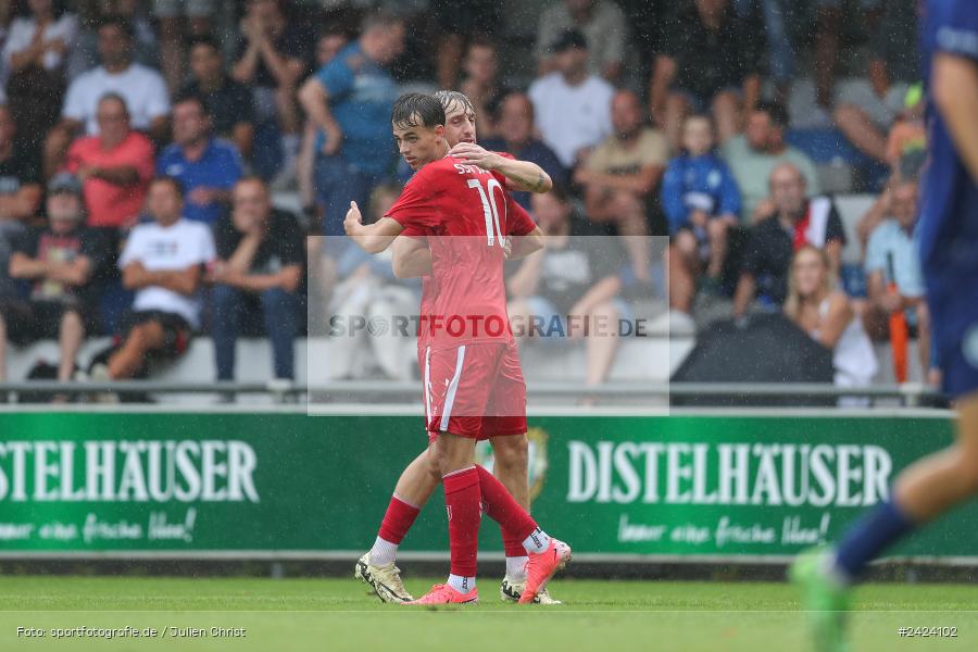 Sepp-Endres-Sportanlage, Würzburg, 03.08.2024, sport, action, Fussball, BFV, 4. Spieltag, Bayernliga Nord, SSV, WFV, SSV Jahn Regensburg II (U21), Würzburger FV 04 - Bild-ID: 2424102