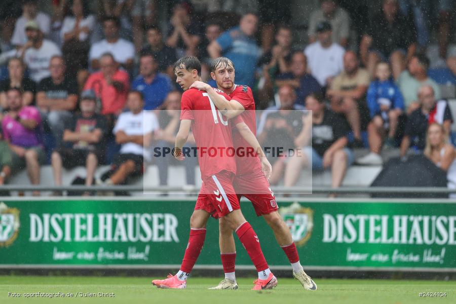 Sepp-Endres-Sportanlage, Würzburg, 03.08.2024, sport, action, Fussball, BFV, 4. Spieltag, Bayernliga Nord, SSV, WFV, SSV Jahn Regensburg II (U21), Würzburger FV 04 - Bild-ID: 2424104