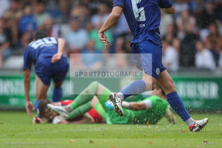 Sepp-Endres-Sportanlage, Würzburg, 03.08.2024, sport, action, Fussball, BFV, 4. Spieltag, Bayernliga Nord, SSV, WFV, SSV Jahn Regensburg II (U21), Würzburger FV 04 - Bild-ID: 2424116
